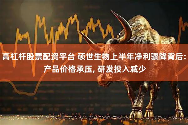高杠杆股票配资平台 硕世生物上半年净利骤降背后: 产品价格承压, 研发投入减少